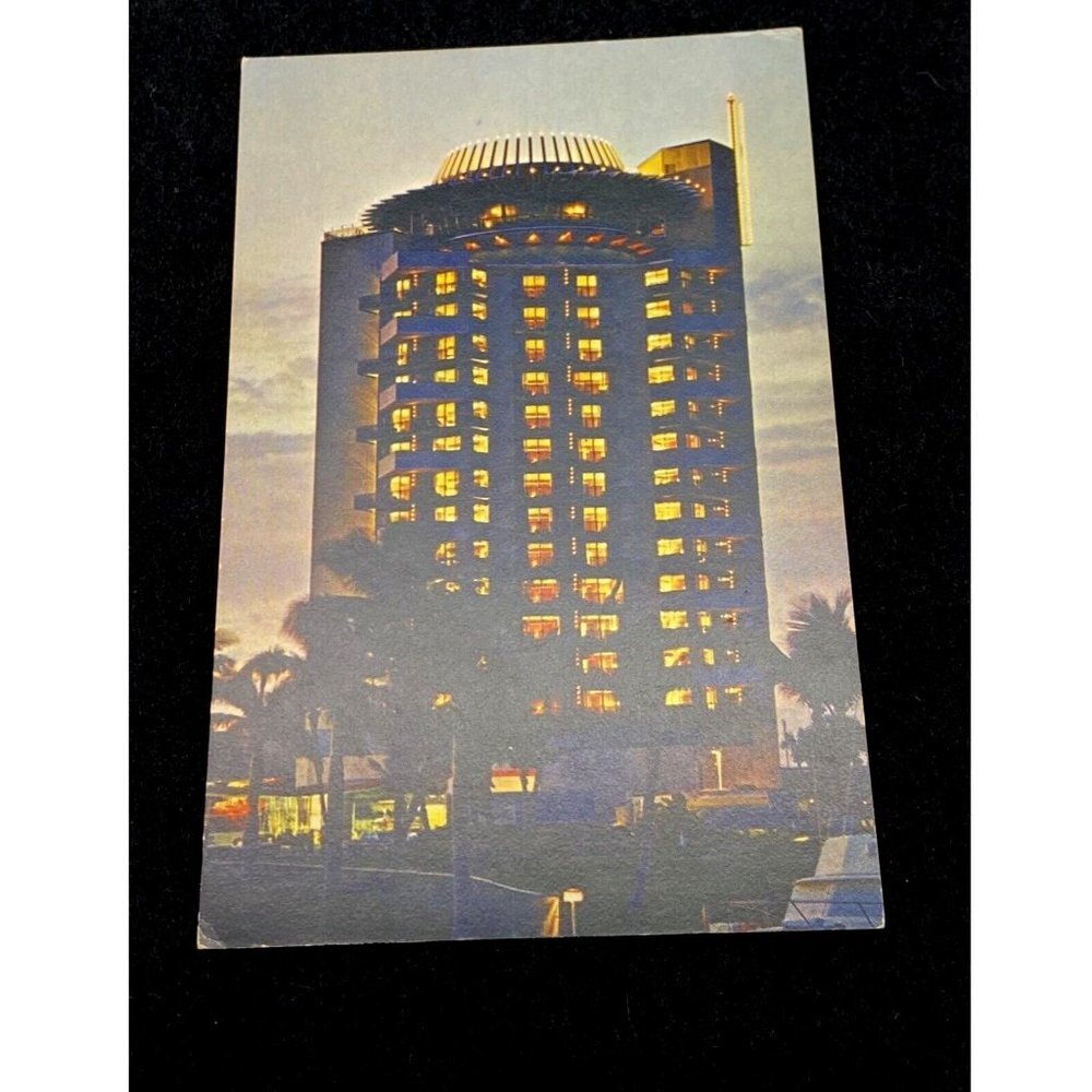 Vintage Pier 66 Hotel Fort Lauderdale FL Postcard Intracoastal Waterway Unposted
